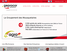 Tablet Screenshot of geprocor.fr